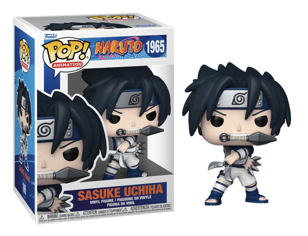 NARUTO: SHIPPUDEN - SASUKE - POP FUNKO ANIMATION VINYL FIGURE 1965 9CM