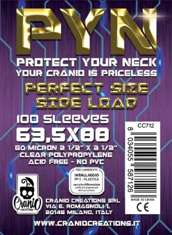 PYN - 100 BUSTINE PER GDT - 63,5X88MM - PERFECT SIZE - SIDE LOAD