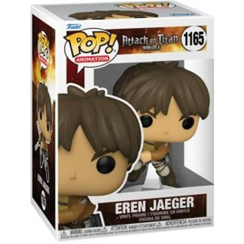 ATTACK ON TITAN - POP FUNKO VINYL FIGURE 1165 EREN JAEGER 9CM