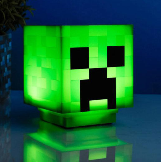 LAMPADA MINECRAFT - HEAD CREEPER