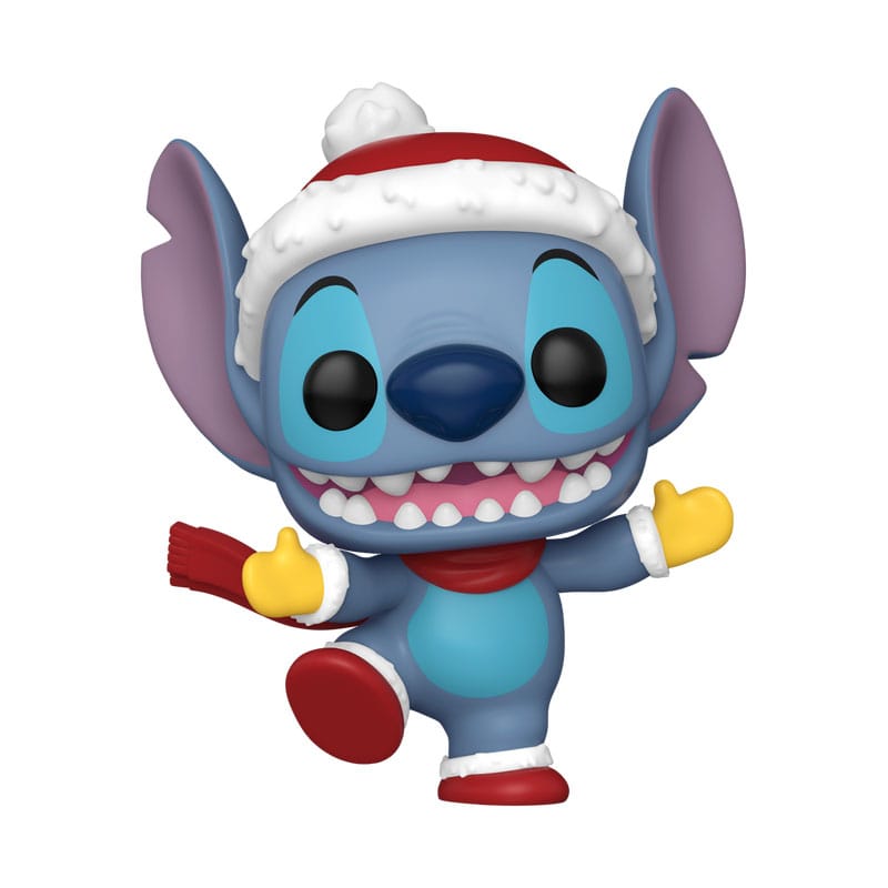DISNEY: HOLIDAY - LILO & STITICH - POP FUNKO VINYL FIGURE 1503 STITCH W/HAT 9CM
