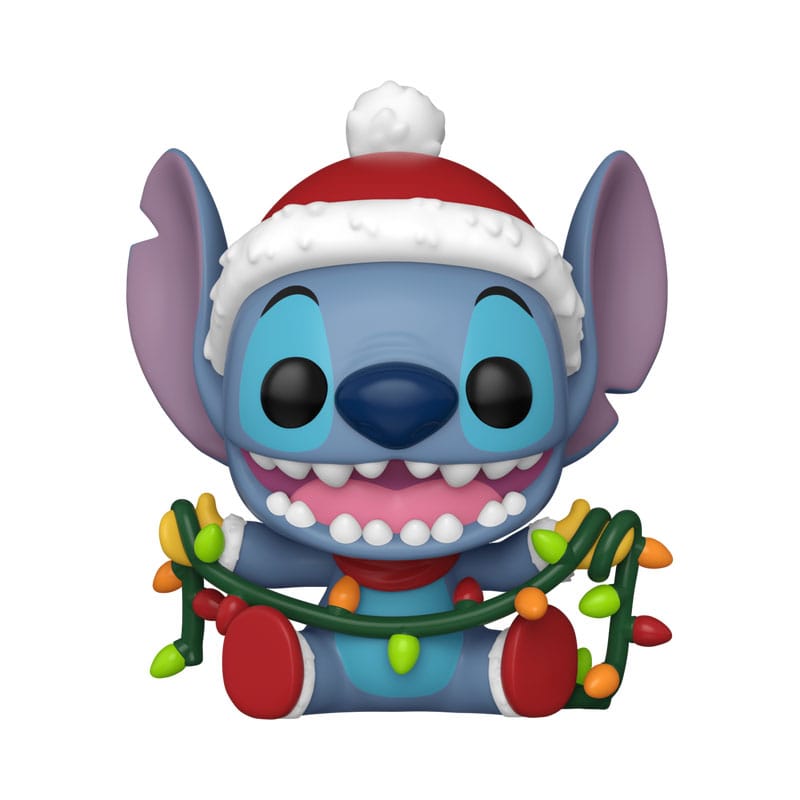 DISNEY: HOLIDAY - LILO & STITICH - POP FUNKO VINYL FIGURE 1504 STITCH W/LIGHTS 9CM