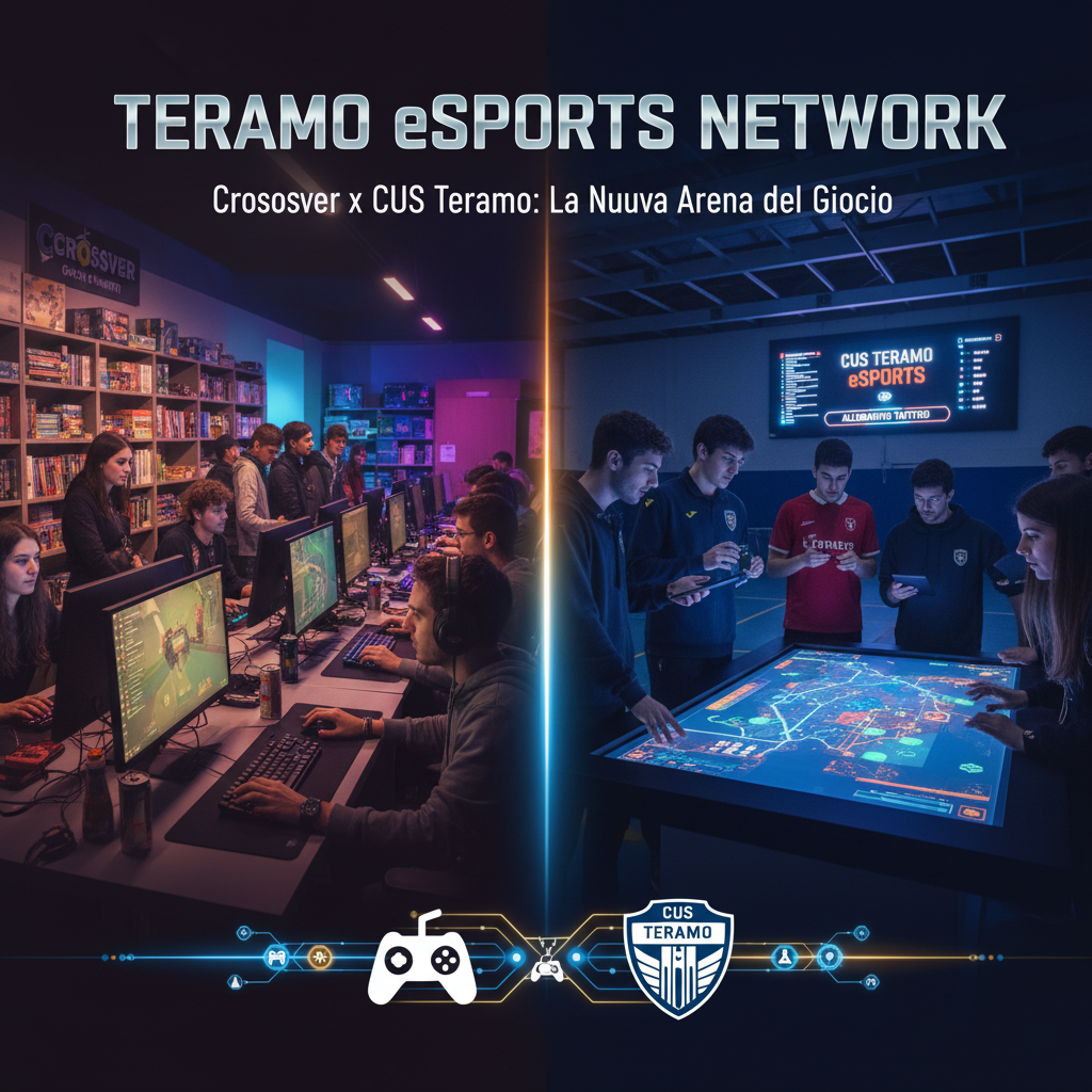 🕹️ eSports e community locali: il progetto Crossover x CUS Teramo