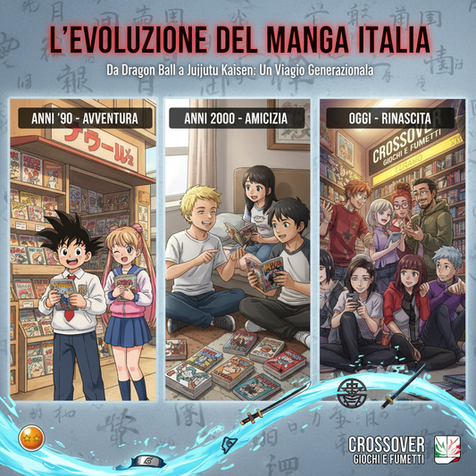 📚 L’evoluzione del fumetto giapponese in Italia: da Dragon Ball a Jujutsu Kaisen