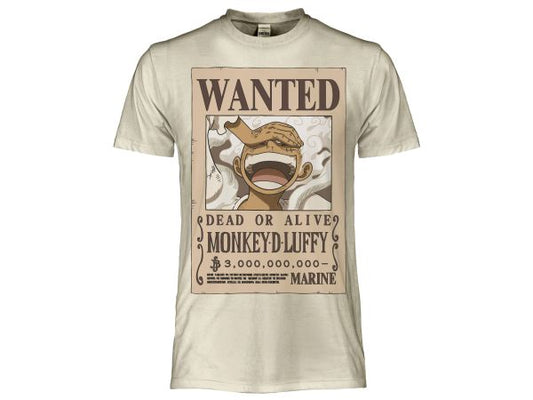 T-SHIRT - ONE PIECE - WANTED LUFFY GEAR 5