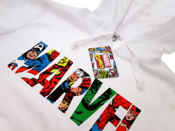 Felpa Marvel logo fumetti