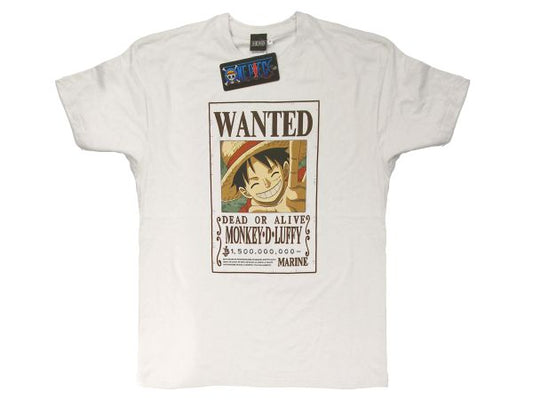 ONE PIECE - T-Shirt - WANTED - MONKEY D. LUFFY