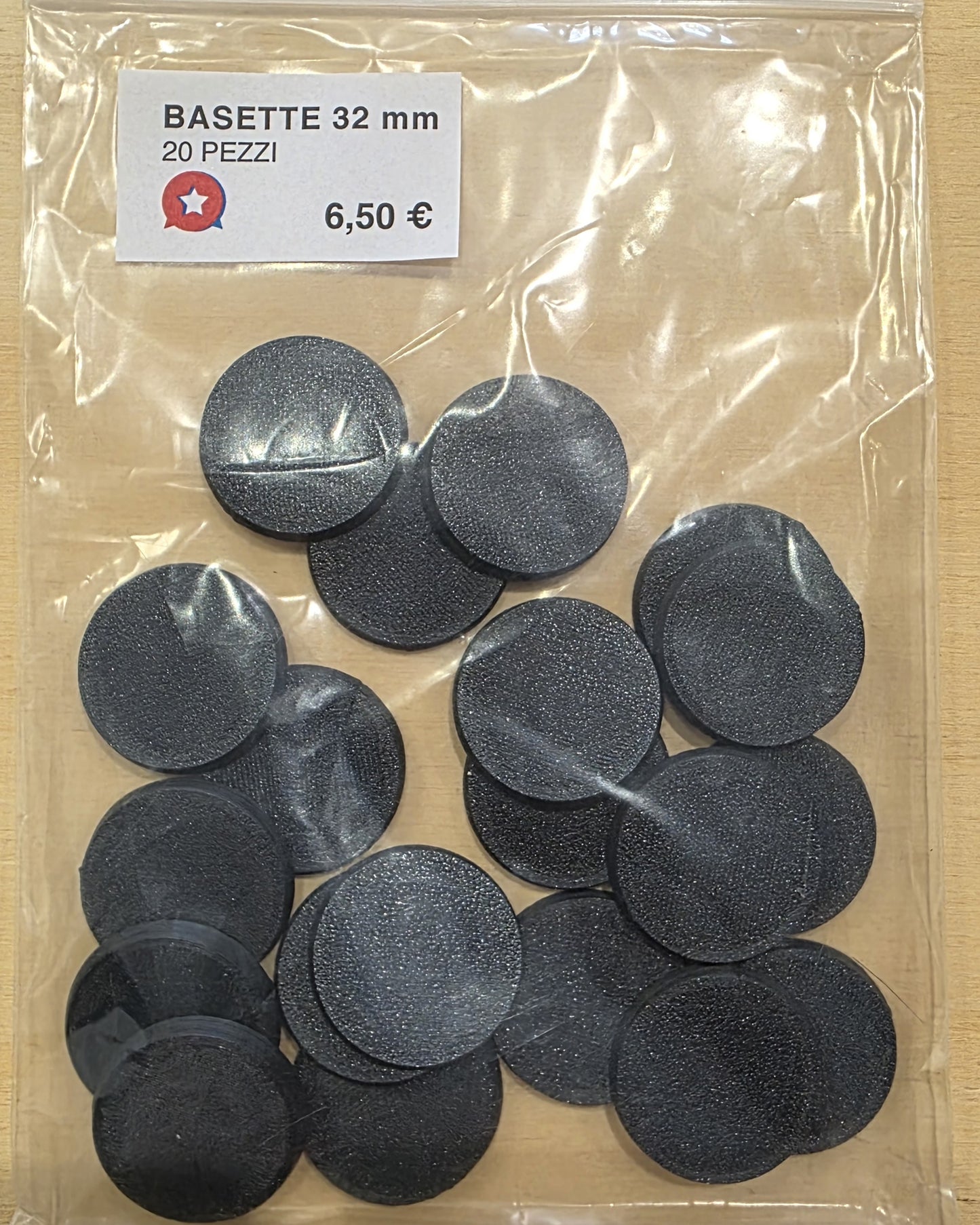 BASETTE ROTONDE DA 32mm WARGAMES (X20)