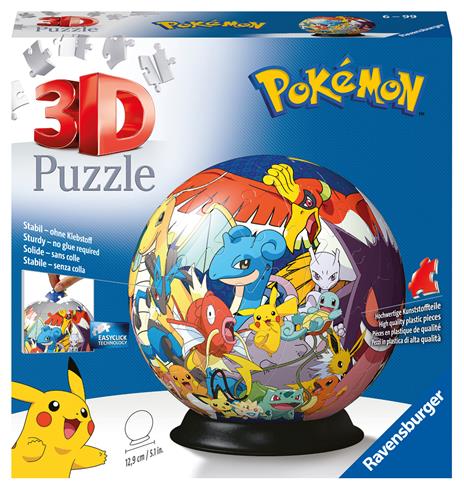 POKEMON - PUZZLEBALL 3D - 72 PZ