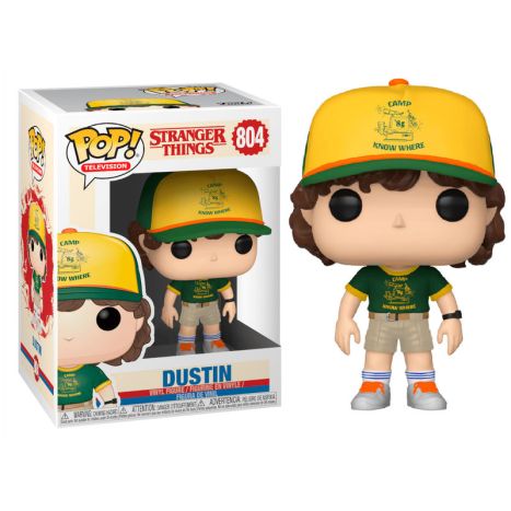 STRANGER THINGS POP! - TV VINYL FIGURE DUSTIN (At Camp) 9 cm