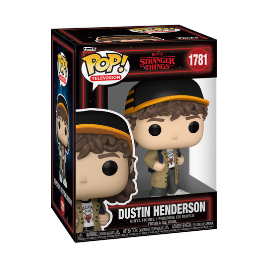STRANGER THINGS - POP FUNKO VINYL FIGURE 1781 DUSTIN HENDERSON 9CM