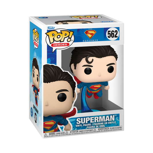 DC COMICS: SUPERMAN (2025) - POP FUNKO VINYL FIGURE 562 SUPERMAN 9CM