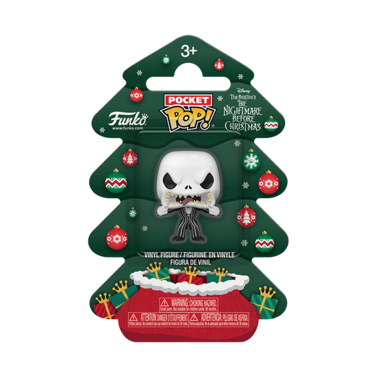NIGHTMARE BEFORE CHRISTMAS - POCKET POP FUNKO VINYL FIGURE - JACK 4CM