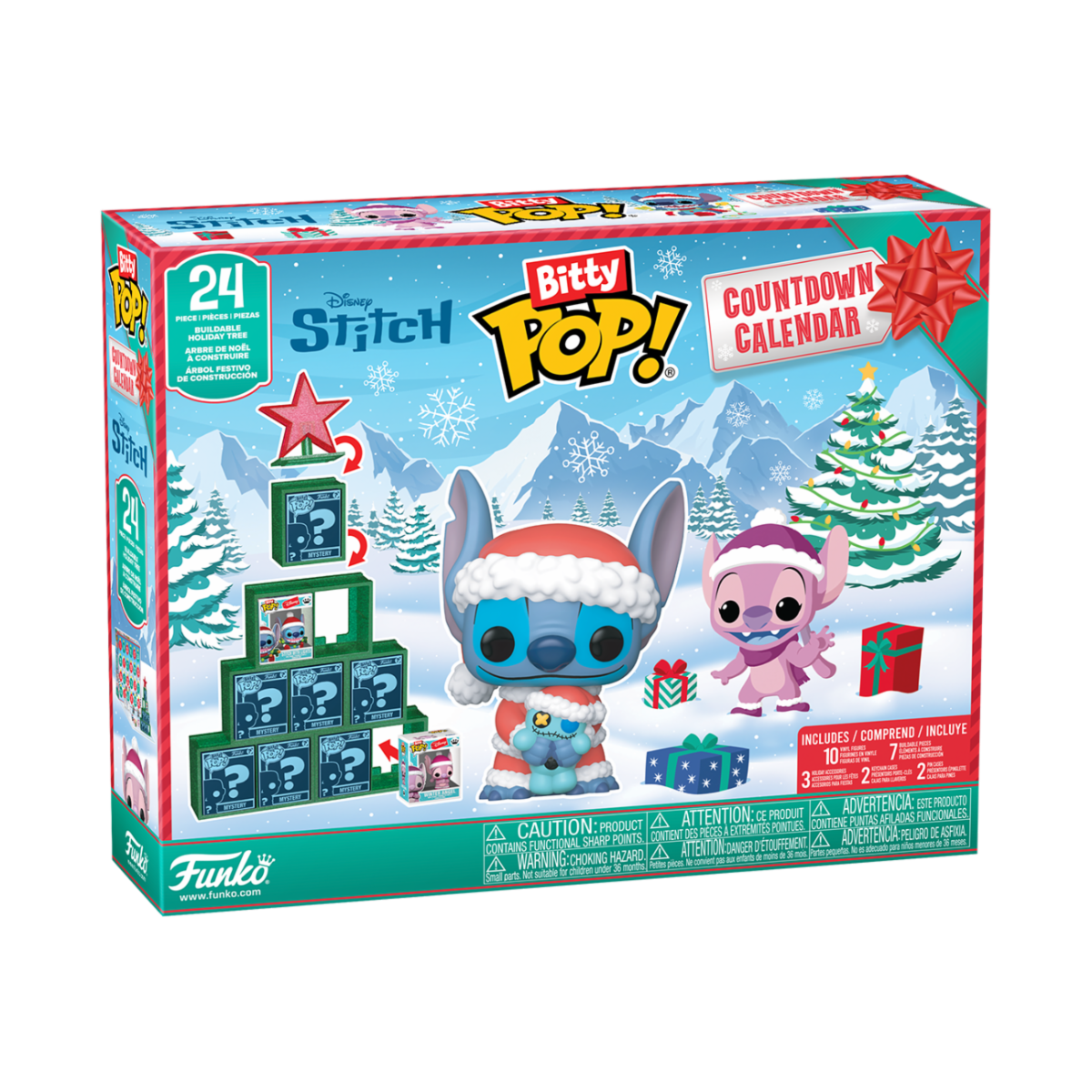 DISNEY: LILO & STITCH - FUNKO BITTY POP COUNTDOWN CALENDAR - STITCH HOLIDAY