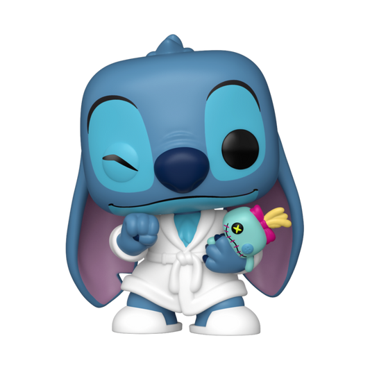 DISNEY: LILO & STITCH - POP FUNKO VINYL FIGURE - STITCH IN ROBE 9CM