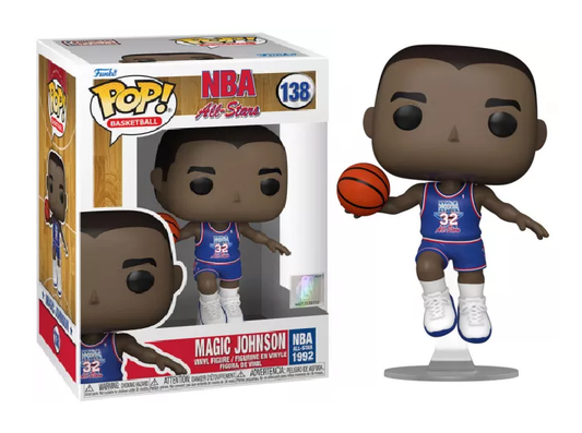 NBA: MAGIC JOHNSON - POP FUNKO BASKETBALL VINYL FIGURE 138 9CM