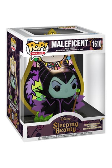 DISNEY: VILLAINS - POP FUNKO DELUXE VINYL FIGURE 1610 MALEFICENT (GLASS)