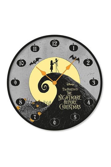 NIGHTMARE BEFORE CHRISTMAS WALL CLOCK - JACK & SALLY