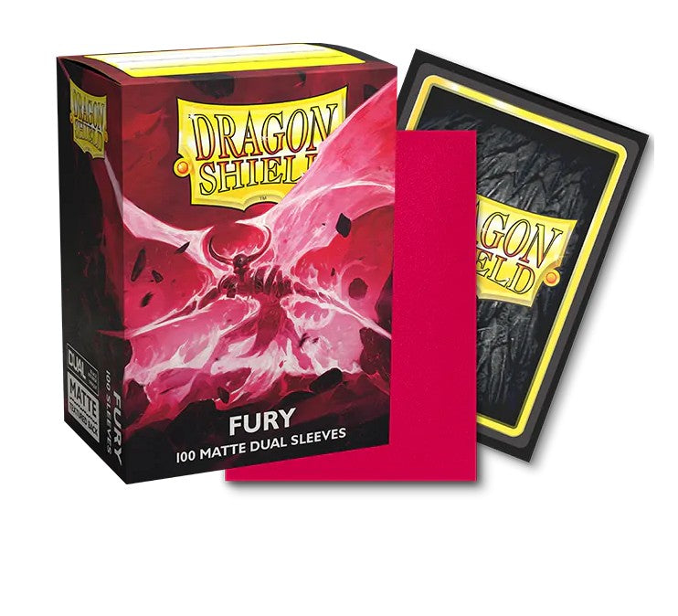 100 STANDARD SIZE MATTE DUAL SLEEVES - FURY 'ALARIC, CRIMSON KING'