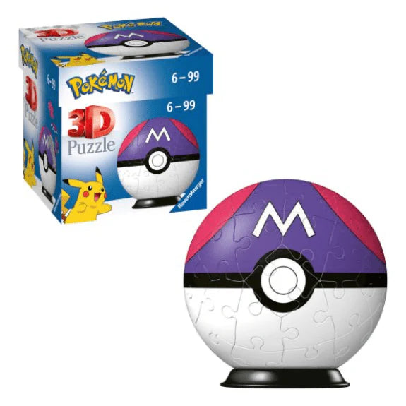 POKEMON - PUZZLEBALL 3D POKEBALL - MASTERBALL