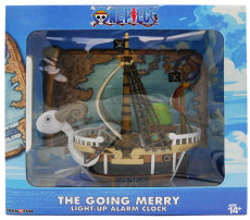 SVEGLIA LAMPADA - ONE PIECE - THE GOING MERRY - PLEXIGLASS SCATOLA DANNEGGIATA