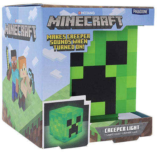 LAMPADA MINECRAFT - HEAD CREEPER