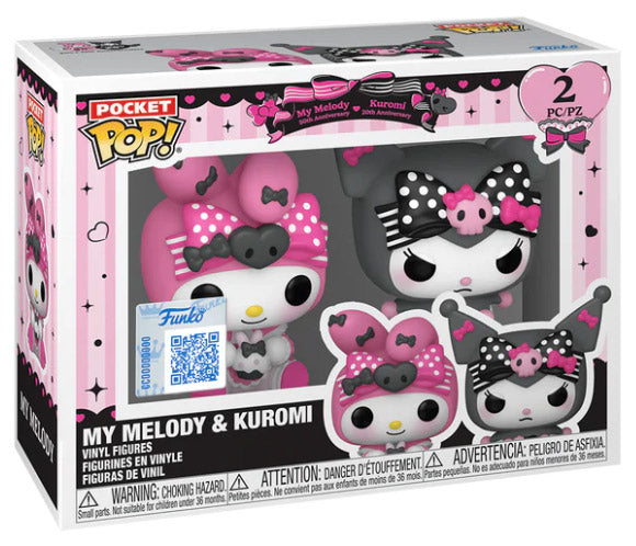 HELLO KITTY - MY MELODY & KUROMI - FUNKO POCKET POP