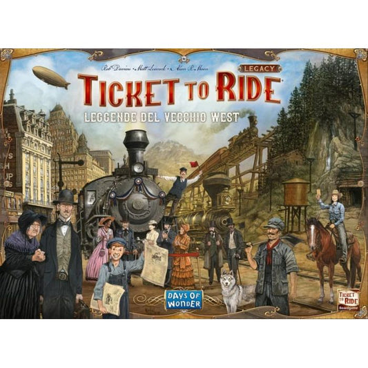 TICKET TO RIDE LEGACY - LEGGENDE DEL VECCHIO WEST