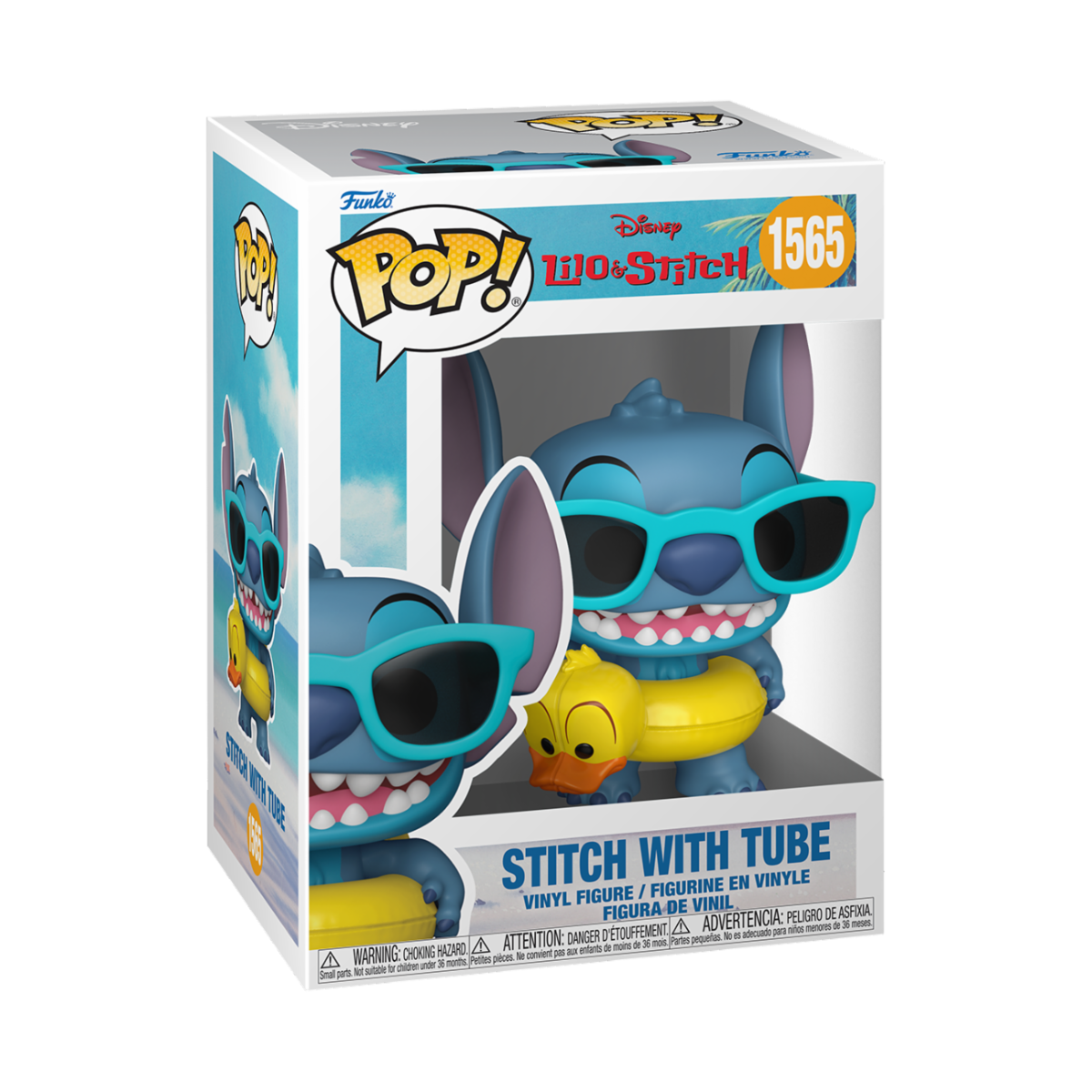 DISNEY: LILO & STITCH - POP FUNKO VINYL FIGURE 1565 TUBER STITCH 9CM
