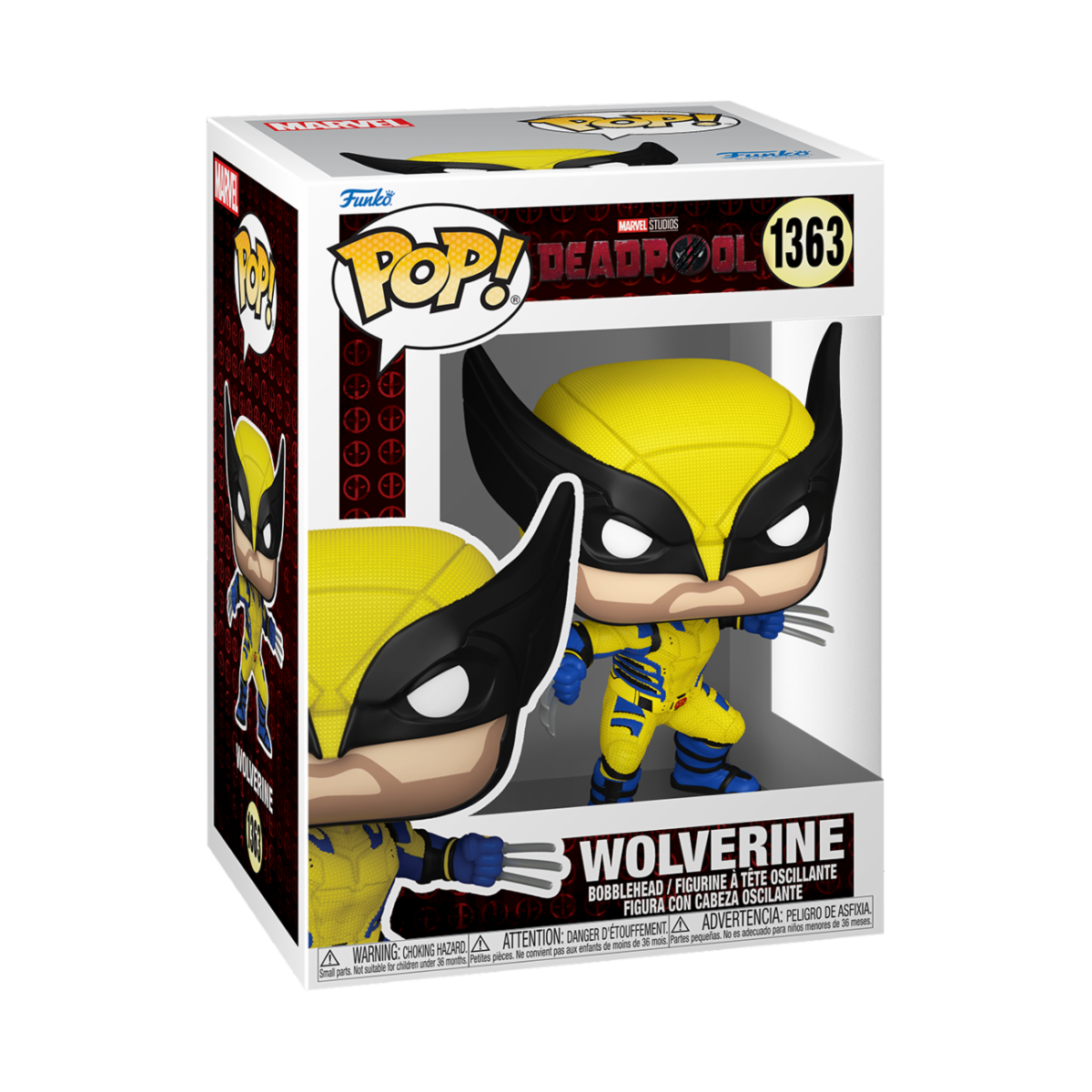 MARVEL: DEADPOOL & WOLVERINE - POP FUNKO VINYL FIGURE 1363 WOLVERINE 9CM