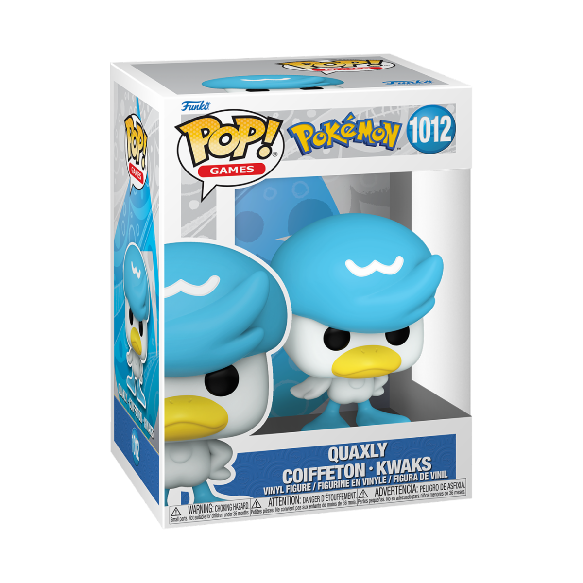 POKEMON - POP FUNKO VINYL FIGURE 1012 QUAXLY (EMEA) 9CM