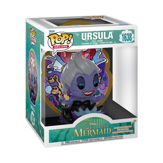 DISNEY: LITTLE MERMAID - POP FUNKO DELUXE VINYL FIGURE 1638 URSULA (GLASS)