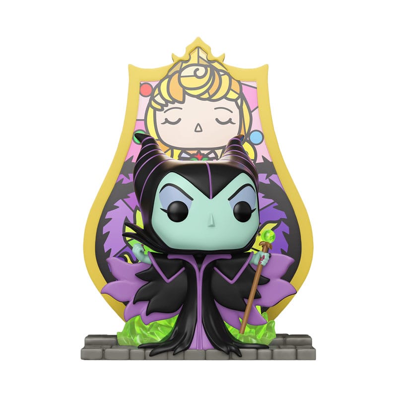 DISNEY: VILLAINS - POP FUNKO DELUXE VINYL FIGURE 1610 MALEFICENT (GLASS)