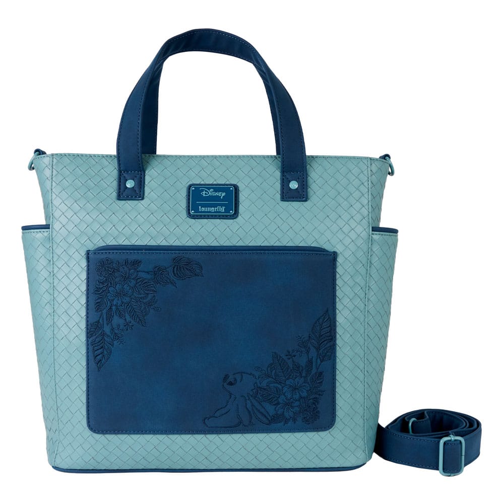 LOUNGEFLY BORSA CONVERTIBILE RICAMATA DISNEY STITCH