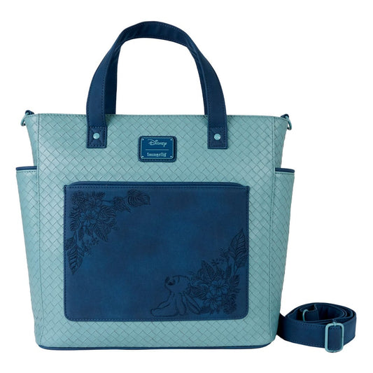 LOUNGEFLY BORSA CONVERTIBILE RICAMATA DISNEY STITCH