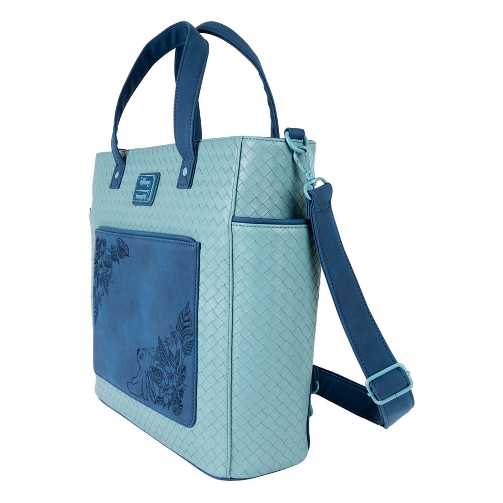 LOUNGEFLY BORSA CONVERTIBILE RICAMATA DISNEY STITCH